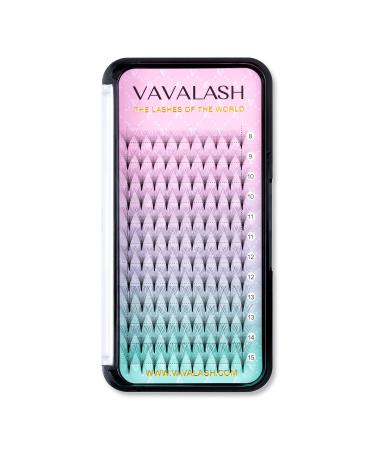 Eyelash Extensions 3D 4D 5D 6D 8D 9D 10D Thickness 0.07/0.1 C/D Curl Eyelashes Middle Stem & Long Stem Heat Bonded Premade Fans Russian Volume Lash Extensions Supplies (Middle Stem 10D-0.07-D-8-15mm) 10D-0.07-D 8-15 mm