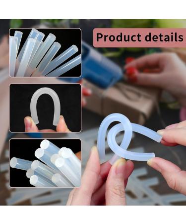 200 Pack Mini Hot Glue Gun Sticks - Multipurpose for Art, Craft, DIY - 0.43x4 Inches Clear - Compatible with Most Glue Guns - Buy Online on SooperMarket.com