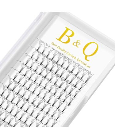 Pre Made Fan Eyelash Extensions 5D-0.10D-10mm Short Stem Premade Fans Eyelash Extension B&Q LASH 3D 5D 7D Pre Made Russian Lashes 0.07 0.1 Premade Russian Volume Lashes (5D-0.10D 10mm) 5D-D-0.10 10 mm