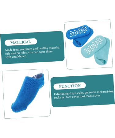 minkissy 4 Pairs Gel Socks Foot Women's Socks Miss Vegetable Gel - Buy Online on SooperMarket.com