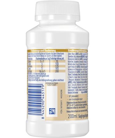 Nestl BEBA SUPREME 1 Infant Milk - Ready-to-Drink 200ml Bottles (Pack of 8) with Omega 3 | International Shipping Available - Buy Online on SooperMarket.com
