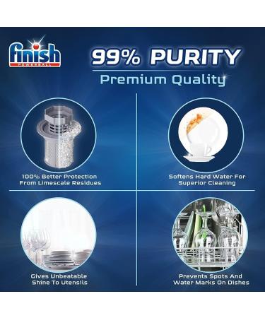 Bundle of Finish Ultimate Plus Infinity Shine Dishwasher 105 Tablets Lemon Bundle 1 x Dishwasher Cleaner 1 x Dishwasher Salt 2kg - Buy Online on SooperMarket.com