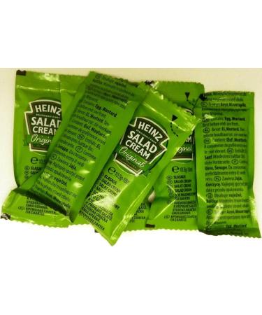 100 x Heinz Salad Cream - Individual 10.5g sachets