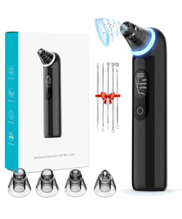 Black Head Remover Tools Blackhead Pore Vacuum: Electric Facial Pore Cleaner 3 Suction Levels Rechargeable Pimple Comedone Extractor Skin Care for Face