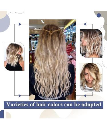 Shop Laavoo 50cm Balayage Real Hair Tape-In Extensions - Ombre Blond & Light Brown | 20PCS 50g #8/16/60 - Buy Online on SooperMarket.com