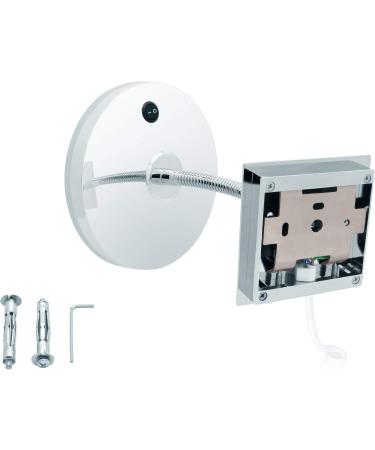Nicol 4027000 SARA LED Cosmetic Mirror - 5x Magnification Wall Mirror with Movable Gooseneck | International Shipping - Buy Online on SooperMarket.com