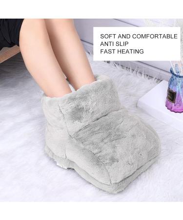 Yuehuamech 5V USB Electric Foot Warmer & Heating Pillow - Soft Fleece Heated Boots & Base Mat for Home/Office Use - Buy Online on SooperMarket.com
