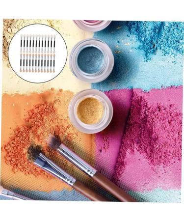 Mikinona 24pcs Latex Eye Shadow Stick Women Eye Shadow Brush Eyeshadow Double Sided Small Makeup Brush Eye Makeup Makeup Supplies Eyeshadow Blending Brush - Buy Online on SooperMarket.com