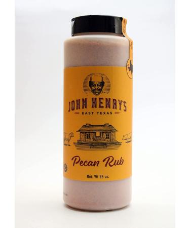 John Henry's Texas Size Pecan Rub BBQ Seasoning - 26 oz | Authentic Texas Flavor - Buy Online on SooperMarket.com
