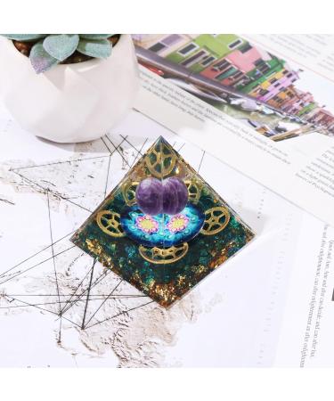 GLMFAN Healing Crystal and Stone 2.4" Orgone Pyramid for Positive Energy Amethyst Crystal Decors Gifts Protection Crystals Energy Generator Blance Chakras Meditation Aids Sleep Attract Wealth Lucky (Black Stone) - Buy Online on SooperMarket.com