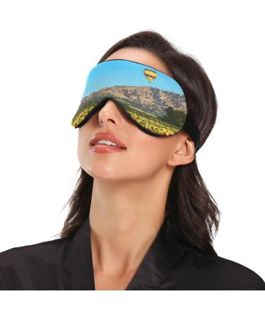 WELLDAY Sunflower Balloon Sleep Mask - Adjustable Night Eye Shade for Men and Women - Buy Online on SooperMarket.com