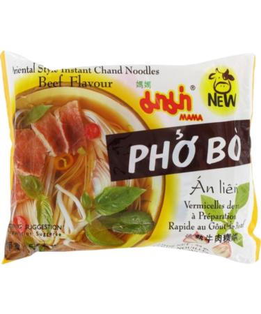 MAMA - Instant Glasnudeln Rindfleisch - Multipack (30 X 55 GR) pho bo