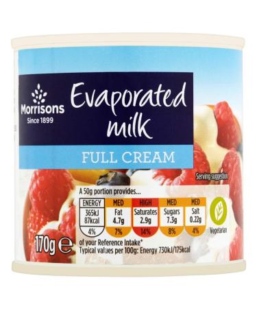 Morrisons Evaporated Milk Full Cream 170 g x 12