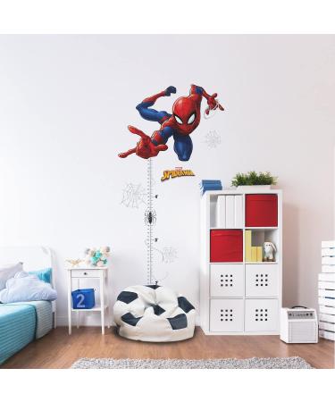 RoomMates RMK5168GC Spider-Man Growth Chart Giant Peel and Stick Wall Decals - Spider-Man Growth Chart