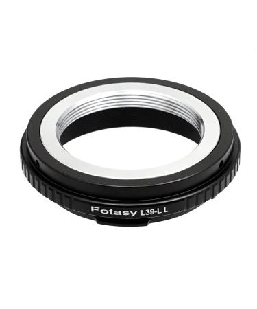 Fotasy Copper M39 Lens to Leica L Adapter, Infinity Focus, Leica M39 39mm Lens Adapter for Leica TL SL Panasonic S Mount, fits on Leica SL/Leica TL2/ Leica TL/ Leica T &Panasonic Lumix S1 S1R M39 - Leica L