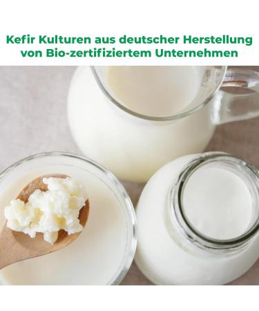 Curly Superfood Bio Kefirilz Set - 10g Organic Kefir Starter Cultures from Germany - Make Real Milk Kefir at Home - Buy Online on SooperMarket.com