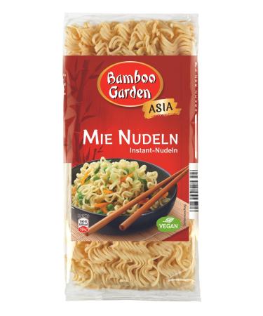 Bamboo Garden - Mie pasta instant noodles for Asian cuisine ideal for fried pasta or soups vegan 250 g (1 Pack) (packaging design may deviate)