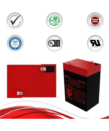 Neptune Replacement Emergency Lighting Battery for JohnLite 350 - 6V 4.5Ah SLA | International Shipping Available - Buy Online on SooperMarket.com