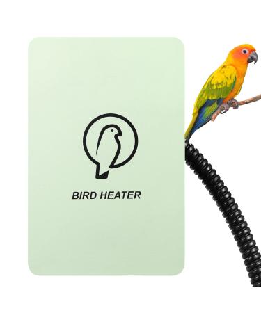 Kokopro Bird Heater for Cage - Snuggle Up Bird Warmer for Exotic Pet Birds, 10W African Grey, Parakeets, Parrots, 3.7"x5.7"
