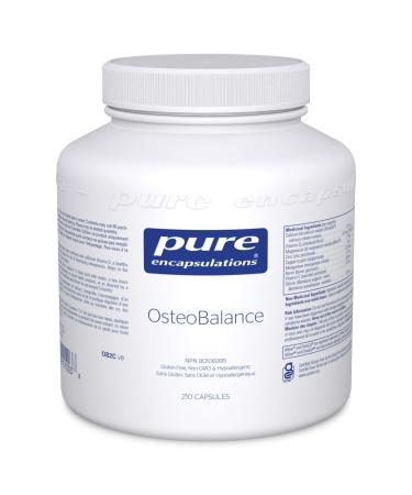 Pure Encapsulations - OsteoBalance - Hypoallergenic Supplement to support Calcium Absorption and Enhance Healthy Bone Mineralization* - 210 Vegetable Capsules