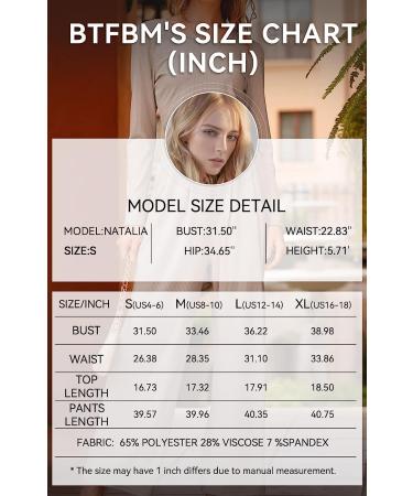 BTFBM Women's Ribbed Knit Lounge Set - Long Sleeve Crop Top & Wide Leg Pant in Solid Apricot | Size Large - Buy Online on SooperMarket.com