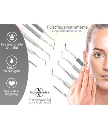 5-Piece Stainless Steel Corner Lifter Set - Foot Care Instruments for Nail Care & Pedicure | Quality Assured - Buy Online on SooperMarket.com