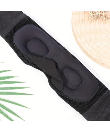 Memory Foam Sleep Eye Cover with Nose Cushion 3D Breathable Cotton Sleep Eye Cover Pads for Light Blocking Elastic Band for Home Travel - Buy Online on SooperMarket.com