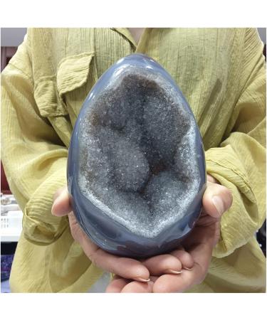 Crystal Natural Agate Stones Crystal Quartz Geode Stones Reiki Gemstone Living Room Decoration 1pc Stone Collection (Size : 250-300g) - Buy Online on SooperMarket.com