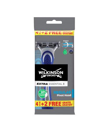 Wilkinson Sword R&G Wilkinson Extra 3 X4+2 Essentials Razor
