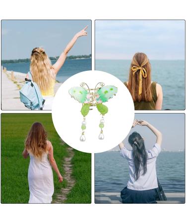 Butterflies Tassel Hair Clip | 3D Butterflies Clips | Hair Fashion Accessories Elegant Tassel Butterflies Hairpins Alloy Barrettes Tassel Butterflies -Shaped Hair Clip for Ladies Girls - Buy Online on SooperMarket.com
