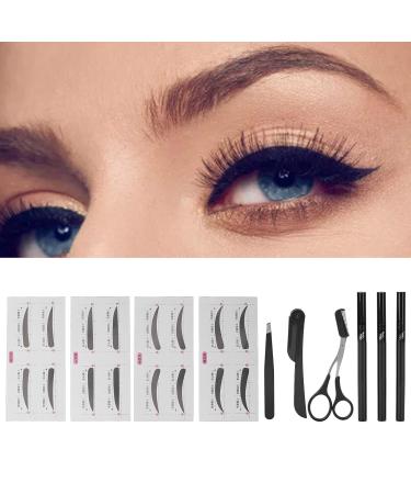 Professional Eyebrow Care Set - Trim Tweezers Scissors & Razor for Men & Women | Portable All-in-One Kit - Buy Online on SooperMarket.com