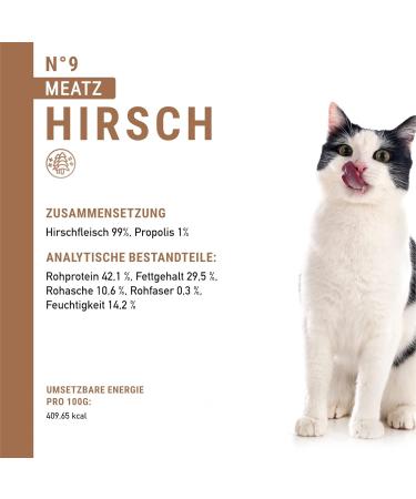 Catz Finefood MEATZ Deer Cat Treats - Grain-Free & Sugar-Free Crispy Stripes (45g) - Natural Grilled Snacks for Cats - Buy Online on SooperMarket.com