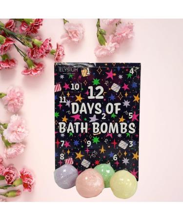 Bath Bomb Advent Calendar 2024-12 Days of Bath Bomb with Cute Headband - Christmas Gifts for Women Bath Bombs Gift Set Bath Gift Set Pamper Gifts for Women & Kids - Buy Online on SooperMarket.com
