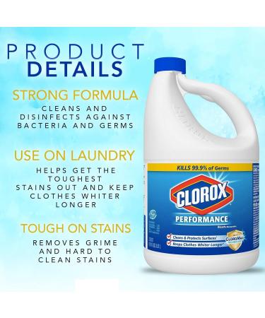 Bulk Bleach Liquid Cleaner for Laundry & Bathroom - 121 oz + Free 6-Pack Microfiber Cloths | Effective Multi-Purpose Cleaning Solution - Buy Online on SooperMarket.com