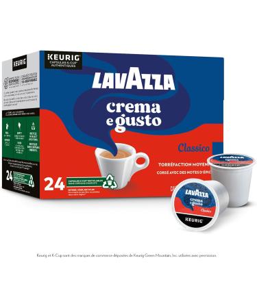 Lavazza Crema e Gusto Medium Roast K-Cup Coffee Pods 24 Count For Keurig Coffee Makers Qualit Rossa 24 count (Pack of 1) - Buy Online on SooperMarket.com