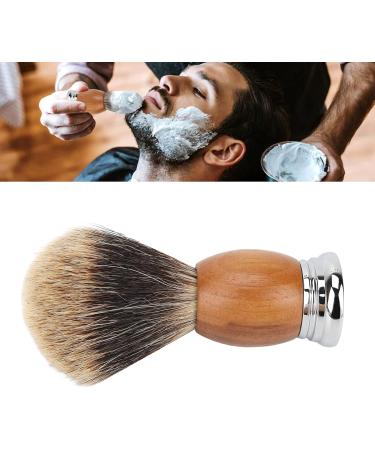 Professional Portable Shaving Brush - Ergonomic & Elegant Composite Wood Bart Care for Men | Perfect for Hairdressing Salons - Buy Online on SooperMarket.com