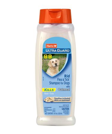 Hartz UltraGuard Rid Flea & Tick Oatmeal Dog Shampoo, Model:3270002305