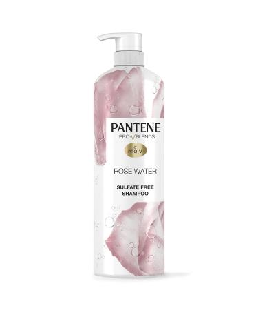 Pantene Sulfate Free Rose Water Shampoo  Soothes  Replenishes Hydration  Safe for Color Treated Hair  Nutrient Infused with Vitamin B5 and Antioxidants  Pro-V Blends  30.0 oz PN ProV Rose Water 1L Shampoo