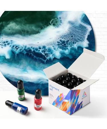 ALEXES 16 Colors Liquid Candle Dye & Epoxy Resin Colorant Set for Candle Making and Wax - Candle Dye Drops for Vibrant Results - Buy Online on SooperMarket.com