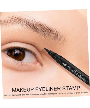 PLAFOPE 4pcs Eyeliner Makeup Pencils for Eyes Ink Liner Makeup Long-lasting Eye Pencil Eye Stamp Black Abs - Buy Online on SooperMarket.com