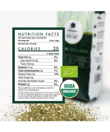 Organic Unsmoked Yerba Mate Tea - 2.2 lb (1 kg) Loose Leaf - Balibetov - Buy Online on SooperMarket.com