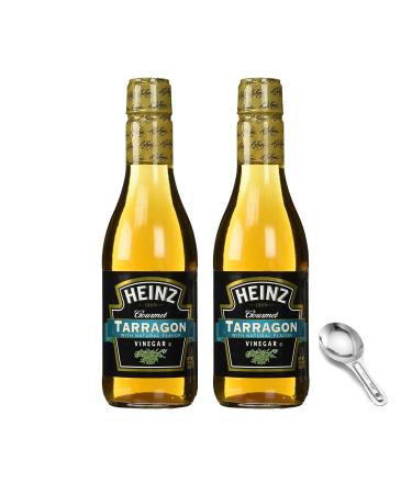 Heinz Vinegar Tarragon, 12 fl oz (Pack of 2) W/ F.O.Y Brand Measuring Spoon 3 Piece Set