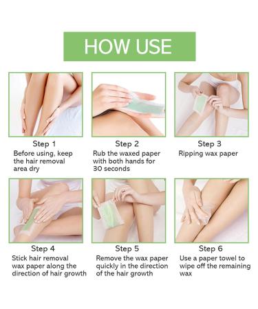 Buy Lead Wax Strips - 24 Plant Extract Body Hair Remover | Skin-Friendly & Multifunctional Bikini Wax for Face & Arms - Teksome - Buy Online on SooperMarket.com