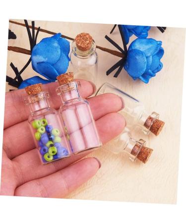 Zerodeko 200 Pcs Cork Bottle Glass Bottles with Cork Stoppers Transparent Glass Bottles Diy Wishing Bottle Jar Necklace Mini Wish Bottle Pendant Glass Bottle Small Drifting Bottle - Buy Online on SooperMarket.com