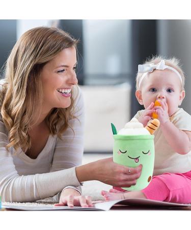 Guiffly Bubble Tea Plush Boba Soft Toy Cuddle Pillow - Fluffy Milk Tea Hugging Cushion - Buy Online on SooperMarket.com