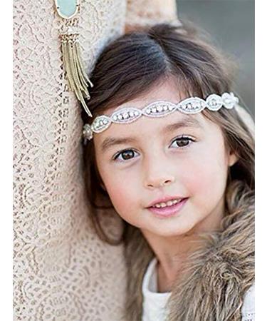 Denifery Rhinestone Crystal Flower Girl Headband - Perfect for Weddings, Festivals and Holidays - Buy Online on SooperMarket.com