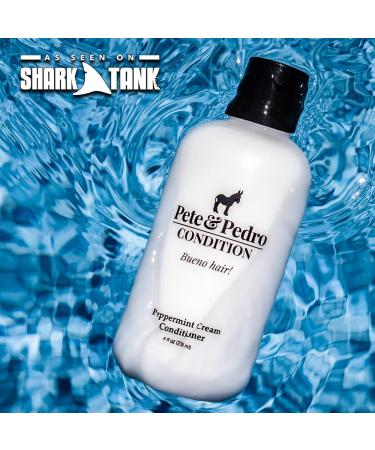 Pete & Pedro Control & Condition Set - Extra-Strength Dandruff Shampoo & Anti-Itch Treatment + Peppermint Conditioner for Dry Hair & Itchy Scalp - Men & Women | Seen on Shark Tank - 8 oz - Buy Online on SooperMarket.com