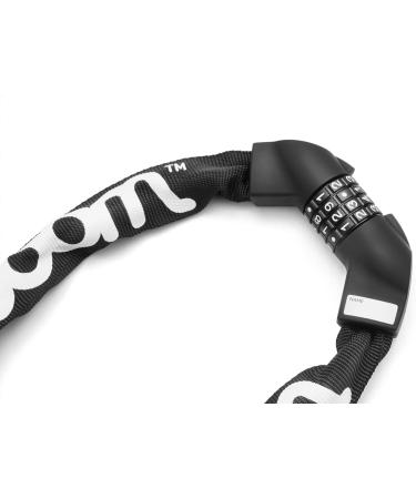 Woom Lokki Bicycle Lock for Children - High Safety Numerical Lock - 61 cm Chain 6 mm Thickness - Secure & Durable (Black) - Buy Online on SooperMarket.com