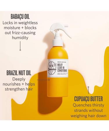 Sol de Janeiro Brazilian Milky Leave-In Conditioner - Frizz-Fighting Formula - Buy Online on SooperMarket.com