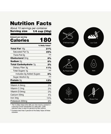 Keto Hana Keto Nut Granola (11oz) - Coconut & Almond | Plant Based, Low Carb, Low Calorie, High Protein (2g Net Carbs) - Buy Online on SooperMarket.com